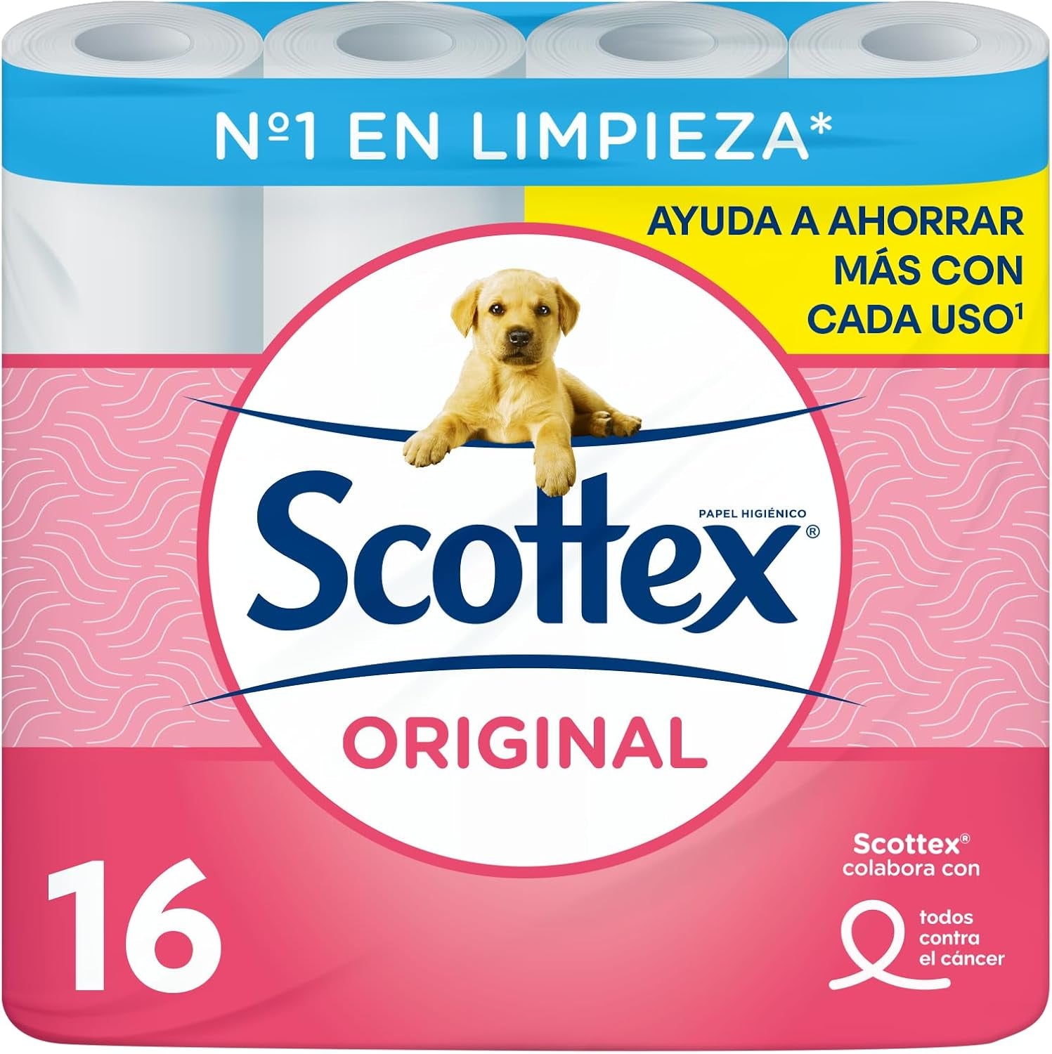 Papier toilette Original, 128 rouleaux blancs