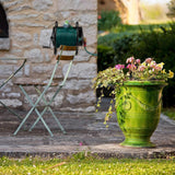Enrouleur de tuyau Relaxdays, enrouleur de tuyau avec manivelle, pour tuyau de 60 m, acier, HxLxP : 41,5 x 54 x 45 cm, noir