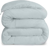 Utopia Literie Couette Toutes Saisons 250g/m² Peluche Fibre Siliconée Rembourrage Lit Double Cousu dans Une Boîte (Lit Double XL Gris Clair) Naty Shop Quilts & Quilts