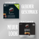 Caffè Vergnano 1882 - Èspresso Kompostierbare Kaffeekapseln , Compatible Avec Nespresso, Intenso (Intenso) - Packung Enthält 100 Kapseln