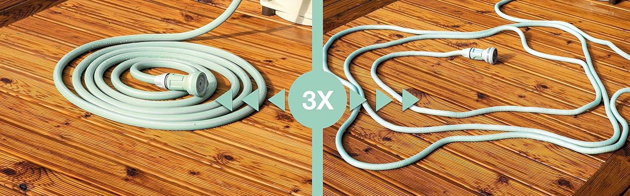 Magic Soft Smart 30 mètres - Tuyau d'irrigation de jardin, anti-nœud, anti-torsion, tuyau d'eau