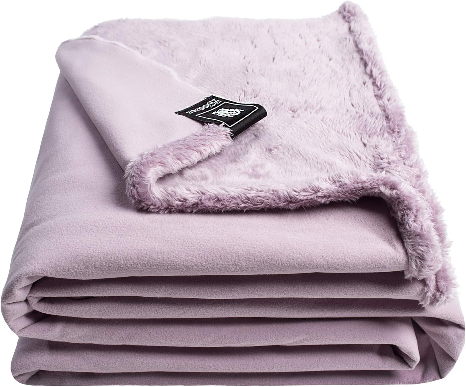 Couverture Reborn Bliss - Couverture douillette en fausse fourrure - Couverture moelleuse et luxueuse en fausse fourrure avec dos lisse - 140X190 Cm - 310 Rose - Par "Zoeppritz depuis 1828" Lits et Couettes 'zoeppritz depuis 1828' 310 Rose 140X190Cm