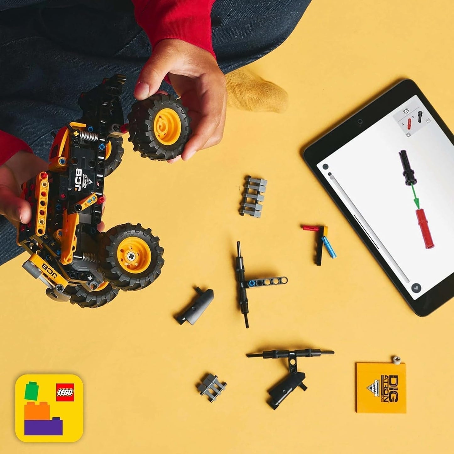 LEGO Technic Monster Jam Digatron, ensemble de jeu Monster Truck pour enfants, jouets de construction pour enfants, garçons et filles à partir de 7 ans, idées cadeaux pour les fans de Monster Trucks et de sport automobile 42199 Jeux de construction Besuche den LEGO-Store