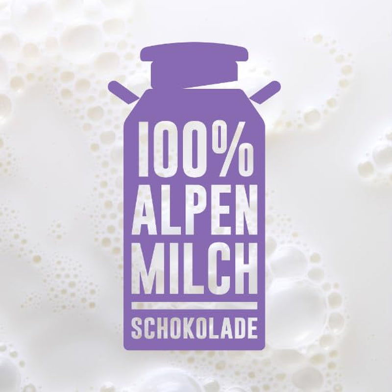 Milka Noisette – Chocolat au lait alpin fourré délicatement et crémeux aux noisettes – 25 x 90g