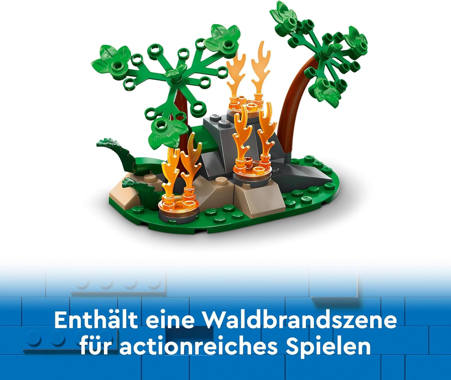 Avion de lutte contre les incendies LEGO City, ensemble de pompiers pour enfants, jeu de construction avec 3 figurines de pompiers et décoration de feu, excellente idée de cadeau pour les garçons et les filles à partir de 6 ans 60413 Jeux de construction Besuche den LEGO-Store