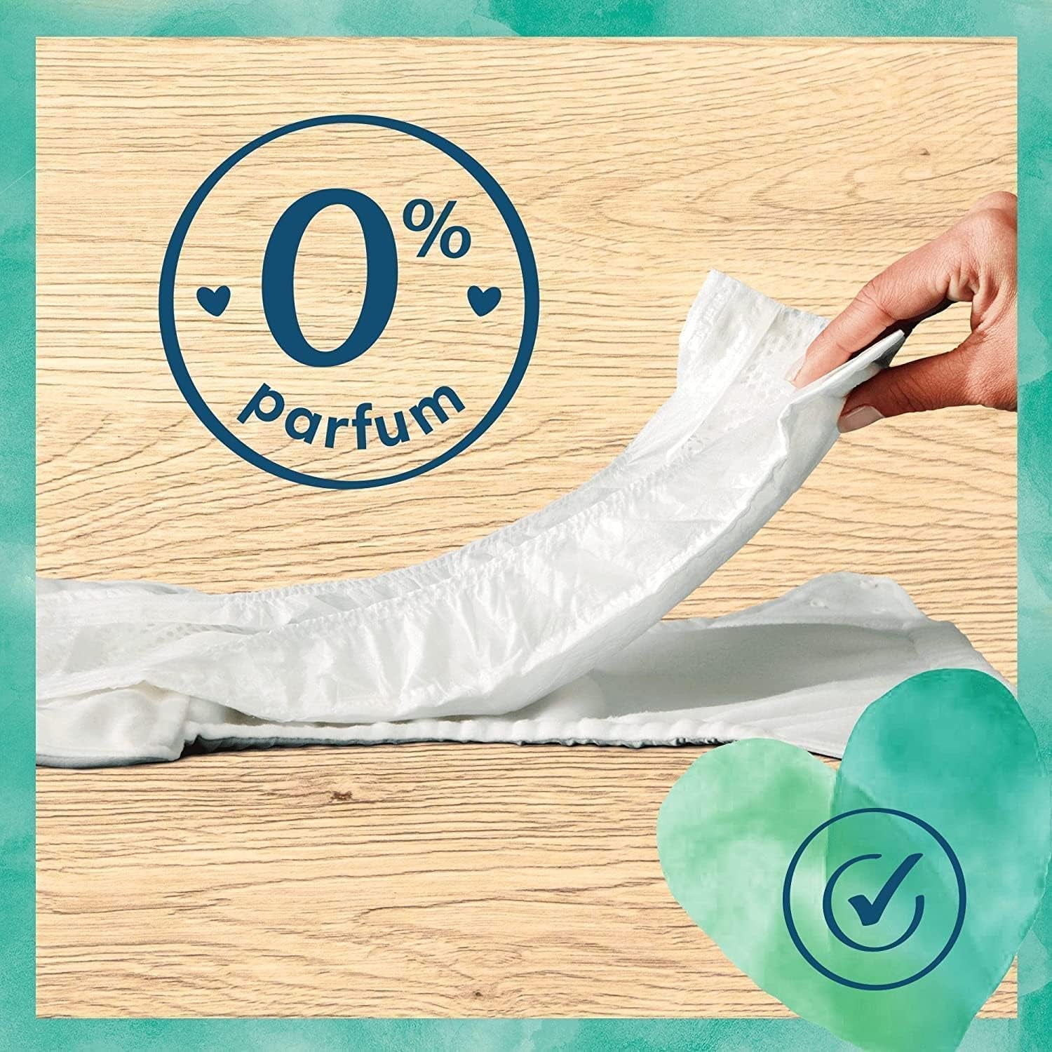 Harmony Hybrid 200 noyaux de protection jetables, capacité d'absorption supplémentaire pour couches hybrides lavables, protège la peau sensible de bébé