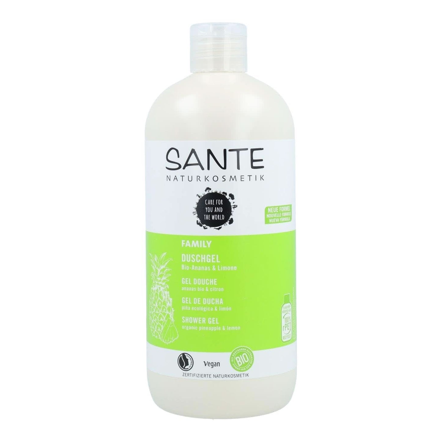 SANTE Natural Cosmetics Gel douche rafraîchissant au parfum d'agrumes, 950 ml Douche et bain Naty Shop 500 ml Fruité, frais