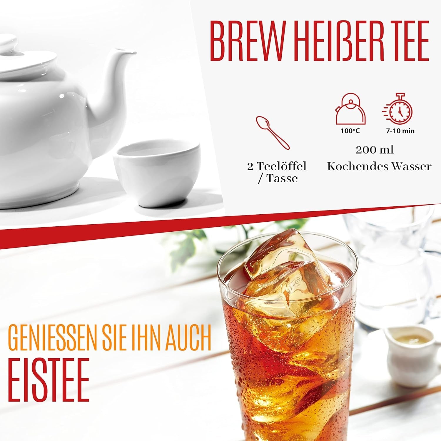 VITSTORM® BIO TEE Mom & Kids - Thé pour femme et allaitement - Rooibos, pomme, fenouil, mélisse, alchémille, fraise - Thé relaxant - Fruité et délicieux - Sans caféine - Tisane 100 g