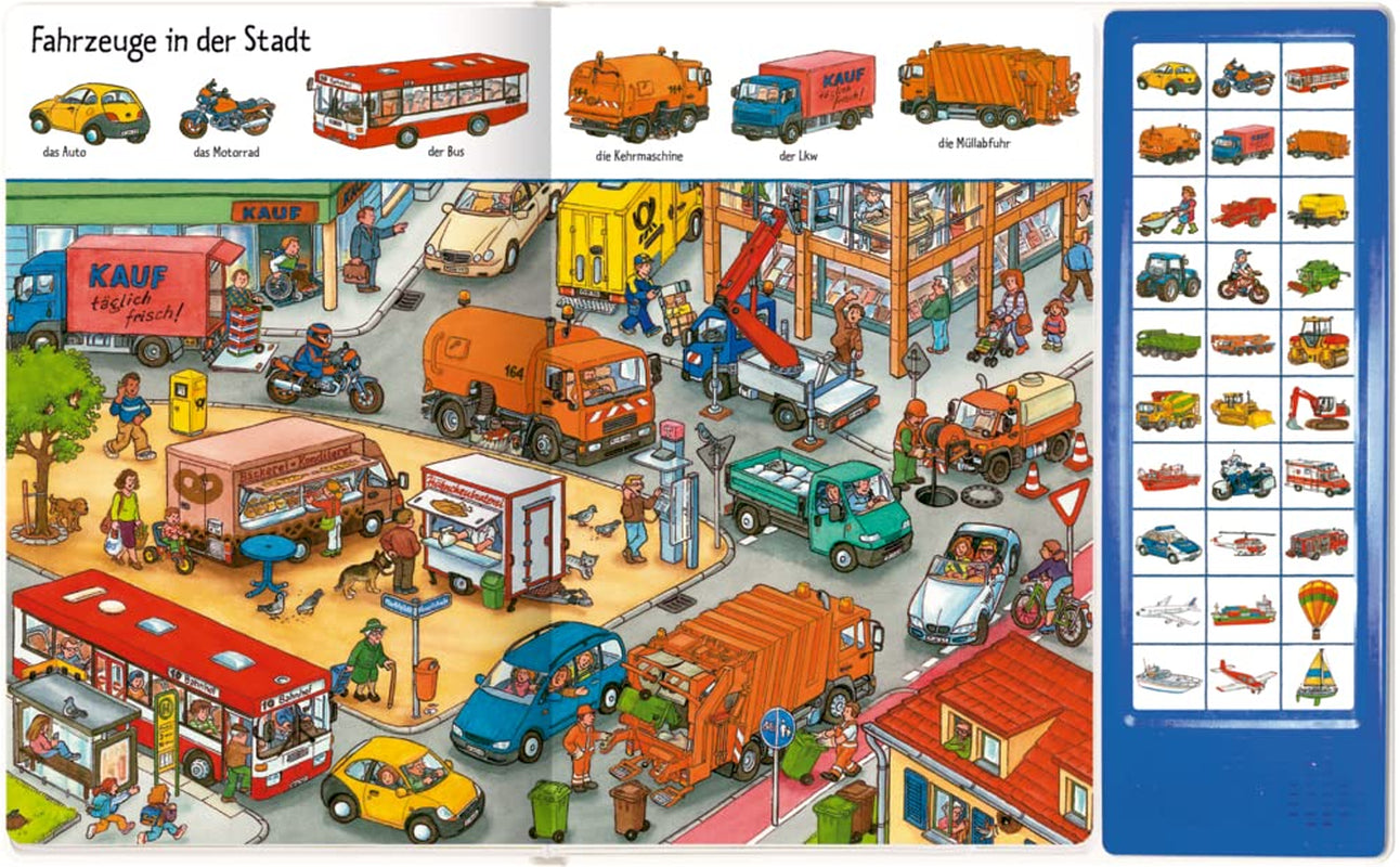 Tant de sons de véhicules : 30 sons (Rechercher des images - Trouver des mots) Bebe Naty Shop Toys