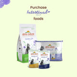 Almo Nature Functional - Intestinal Help - Nourriture humide pour chats adultes et matures aux intestins sensibles - à la volaille - soutient le microbiome - 70 g (paquet de 30)