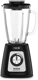 Tefal BL435831 BL4358 Batteur sur socle, Verre, 1,75 litres, Schwarz Kitchen Naty Shop