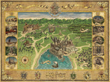 Ravensburger Puzzle 12000720 – Carte de Poudlard – Puzzle 1500 pièces pour adultes et enfants de 14 ans et plus Puzzle de marchandises pour fans de Harry Potter Naty Shop Old Design