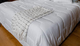 COLAS NORMAND Couette anti-acariens et antibactérienne, légère, 200 X 200 cm, effet longue durée, hygiène parfaite, microfibre, douce et confortable, lavable, française, blanc 53130248 Naty Shop Couettes et Couettes