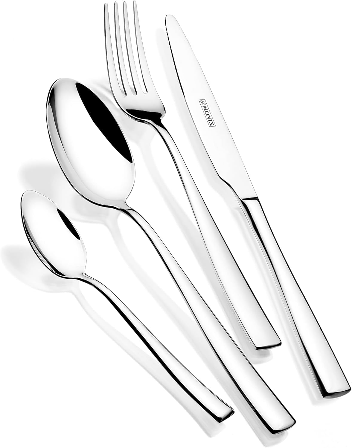 Monix Siena - Ménagère 24 pièces, acier inoxydable, pour 6 personnes Naty Shop 24 pièces Moderne