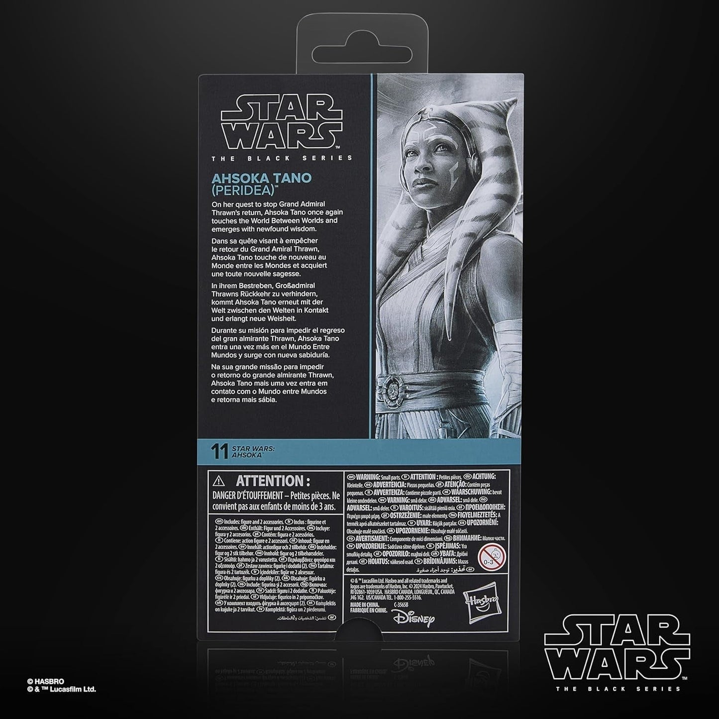 Star Wars Black Series Ahsoka Tano (Peridea), figurine à collectionner Ahsoka, figurines 15 cm Naty Shop