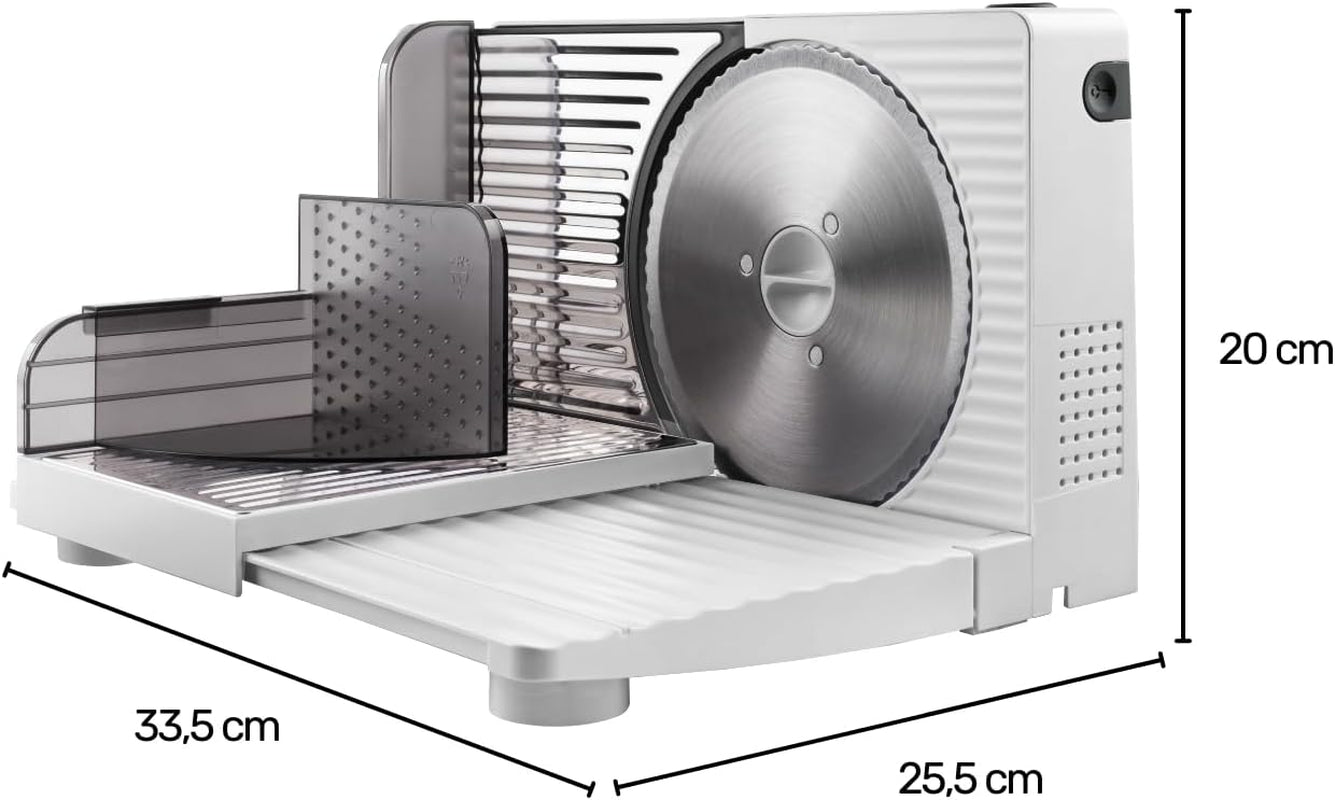 Cutmaster Compact, trancheuse, acier inoxydable, 100 W Broyeurs et trancheuses Naty Shop