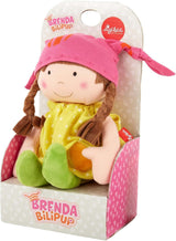 SIGIKID 39411 Petite poupée douce fille, jouet pour bébé, recommandé à partir de 6 mois, jaune