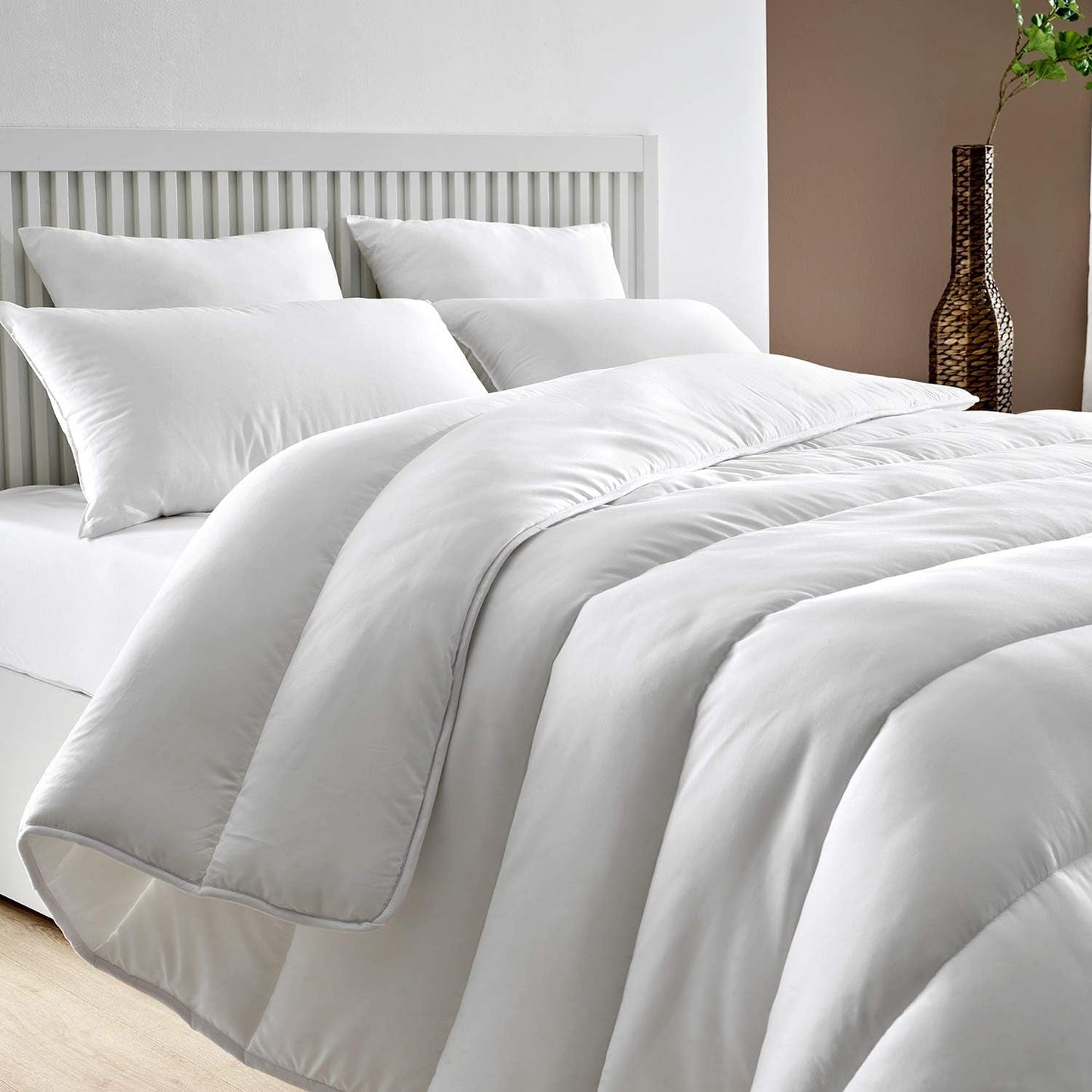 Pikolin Home - Couette anti-acariens 400 G, adaptée aux pièces hivernales et basses températures, lit 200-240 X 280 Cm. Couettes et couettes Naty Shop