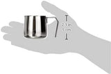 Cilio 0000201383 Carafe à Latte Macchiato, Acier Inoxydable, Argent, 6,4 x 7,4 x 7,6 cm