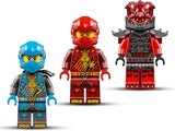 LEGO NINJAGO Kai's Storm Rider Mech - Moto volante avec 3 figurines - Mech avec tête, bras et jambes mobiles - Jouet de construction - Cadeau pour garçons et filles à partir de 7 ans 71830 Jeux de construction Besuche den LEGO-Store
