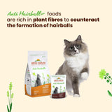 Almo Nature Functional - Anti-boules de poils - Nourriture humide pour chat adulte et mature - chez les chiots - Combat la formation de boules de poils - 70 g (paquet de 30)