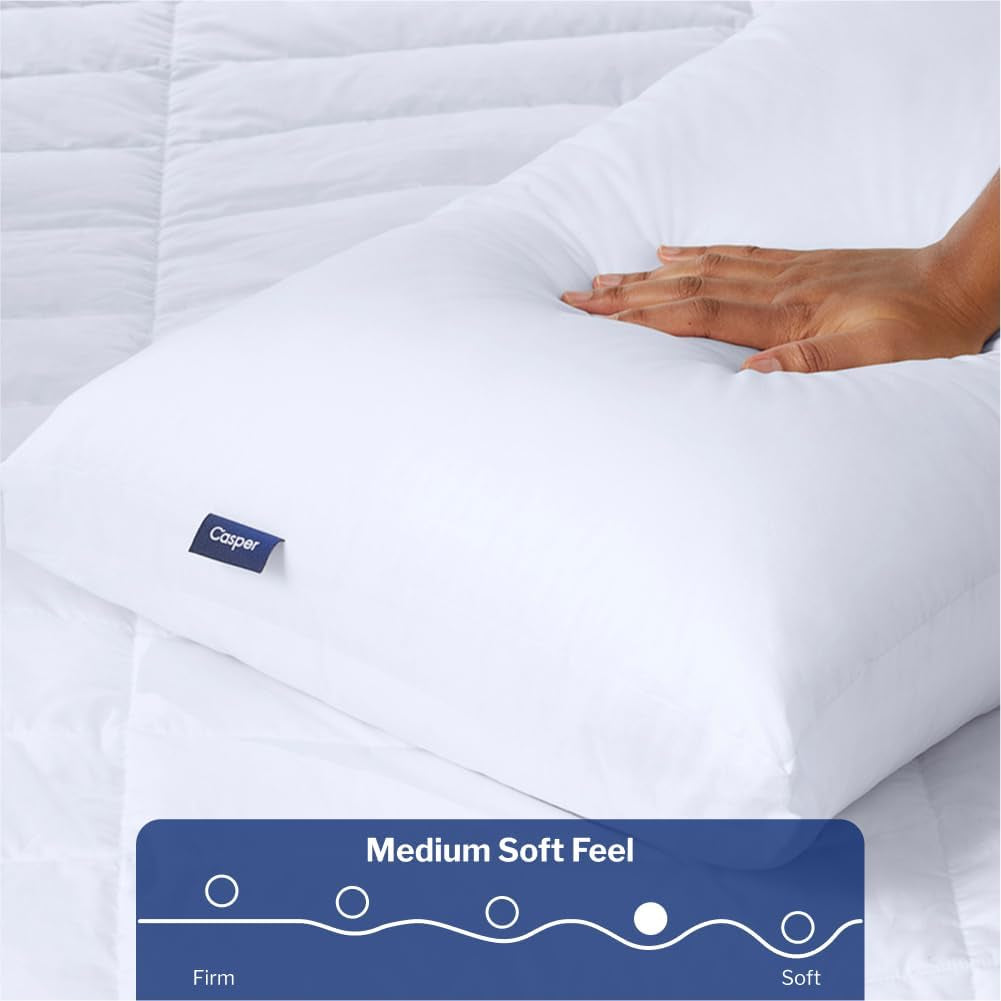 Oreiller de couchage Casper Sleep Original, king size, blanc Oreillers standard Naty Shop