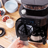 Machine à expresso thermique GASTROBACK Grind & Brew Pro, argent, noir