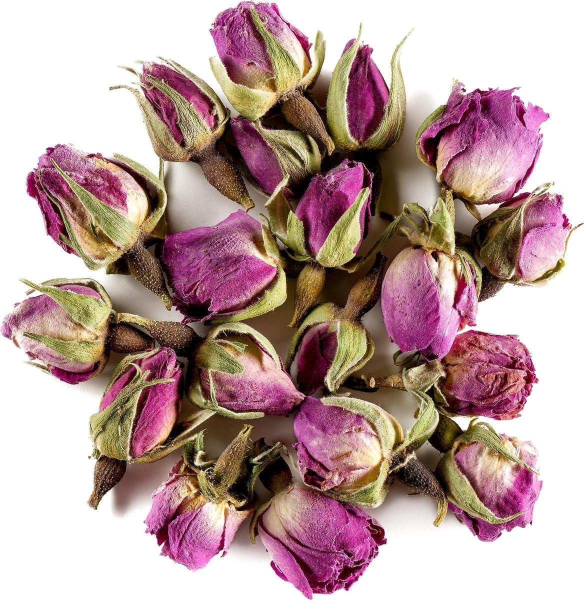 100g boutons de roses comestibles premium - infusion de pétales de roses séchées de l'Atlas - goût et arôme sucrés et floraux - 100% naturels, purs et sans additifs | Tazarin Ltd