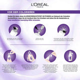 L'Oréal Paris Coloration capillaire permanente résultat couleur ultra cool, couverture 100% des cheveux gris, coffret comprenant coloration, shampoing et crème de soin, Excellence Cool Creme, N°7.11 Blond moyen ultra cool (Blond) Coloration capillaire Naty Shop