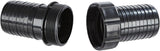 Raccord de tuyau Oase 2", noir - en PVC, pour raccorder des tuyaux de 2", diamètre 50 cm