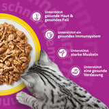 WHISKAS Nourriture humide pour chat en gelée 120 x 85g Sélection de volailles