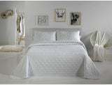 Pierre Cardin 1 Bouti Dots - Lit 90 Cm - Couleur Gris C5 Couettes et couettes Naty Shop Blanc C4 Lit 135 Cm