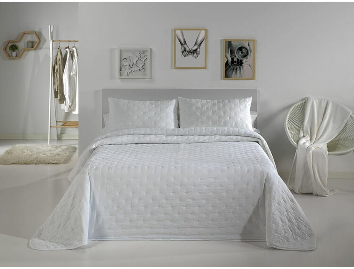 Pierre Cardin 1 Bouti Dots - Lit 90 Cm - Couleur Gris C5 Couettes et couettes Naty Shop Blanc C4 Lit 135 Cm