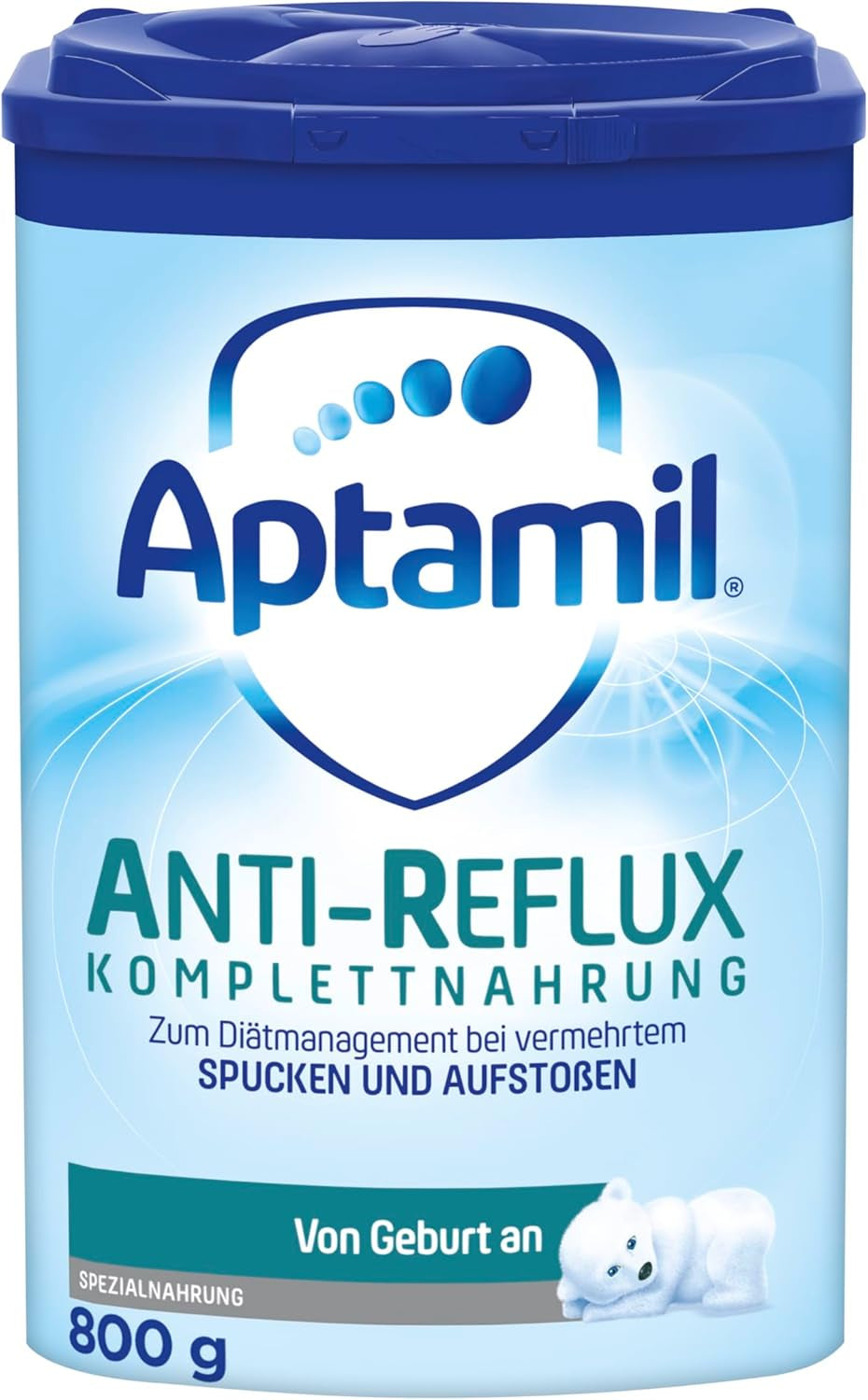 Aptamil Anti-Reflux - aliment complet dès la naissance, pour la gestion de l'alimentation, lait en poudre, 1x 800 g Naty Shop