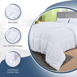 Utopia Literie FBA_B01JPECQF8 Couette double, blanc, polyester, double Couettes et couettes Naty Shop