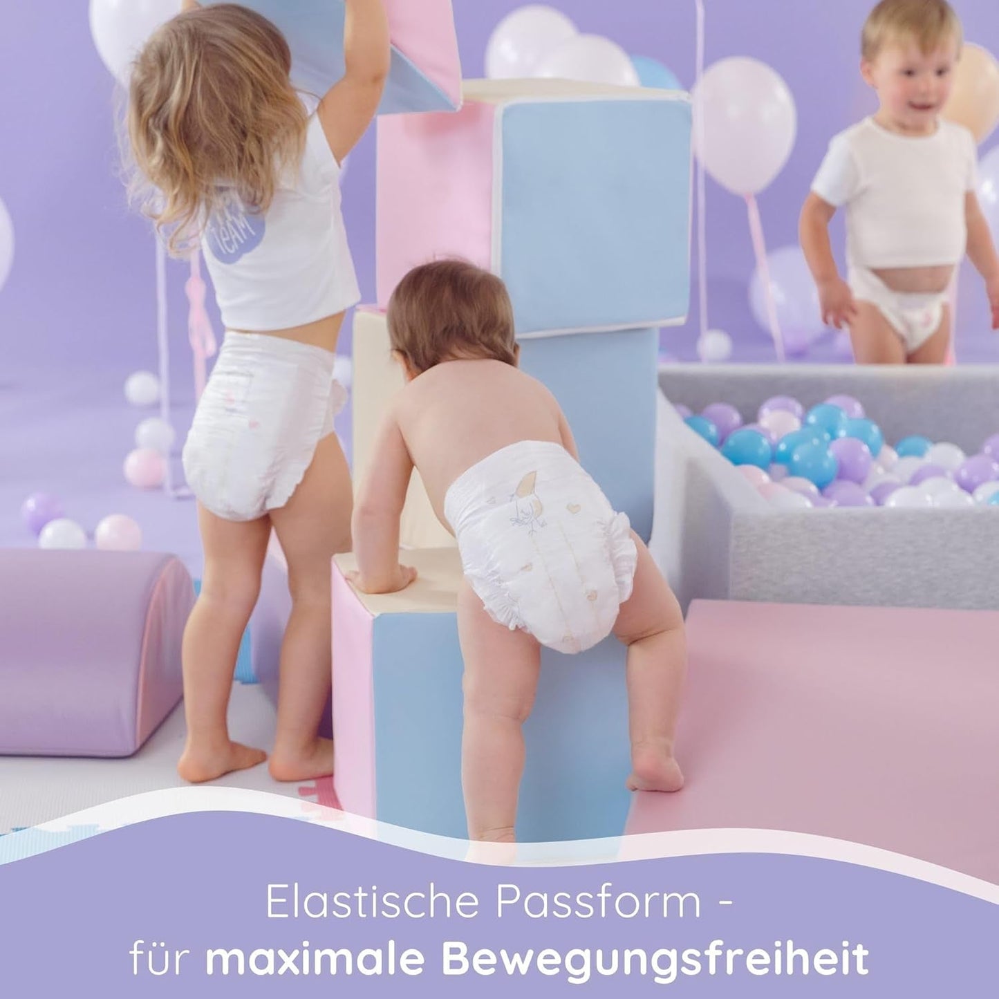 Couches Bella Baby Happy Premium, taille 6, Junior Extra, 15+ kg, 96 pièces, label DERMATEST et OEKO-TEX, couches jetables pour bébé