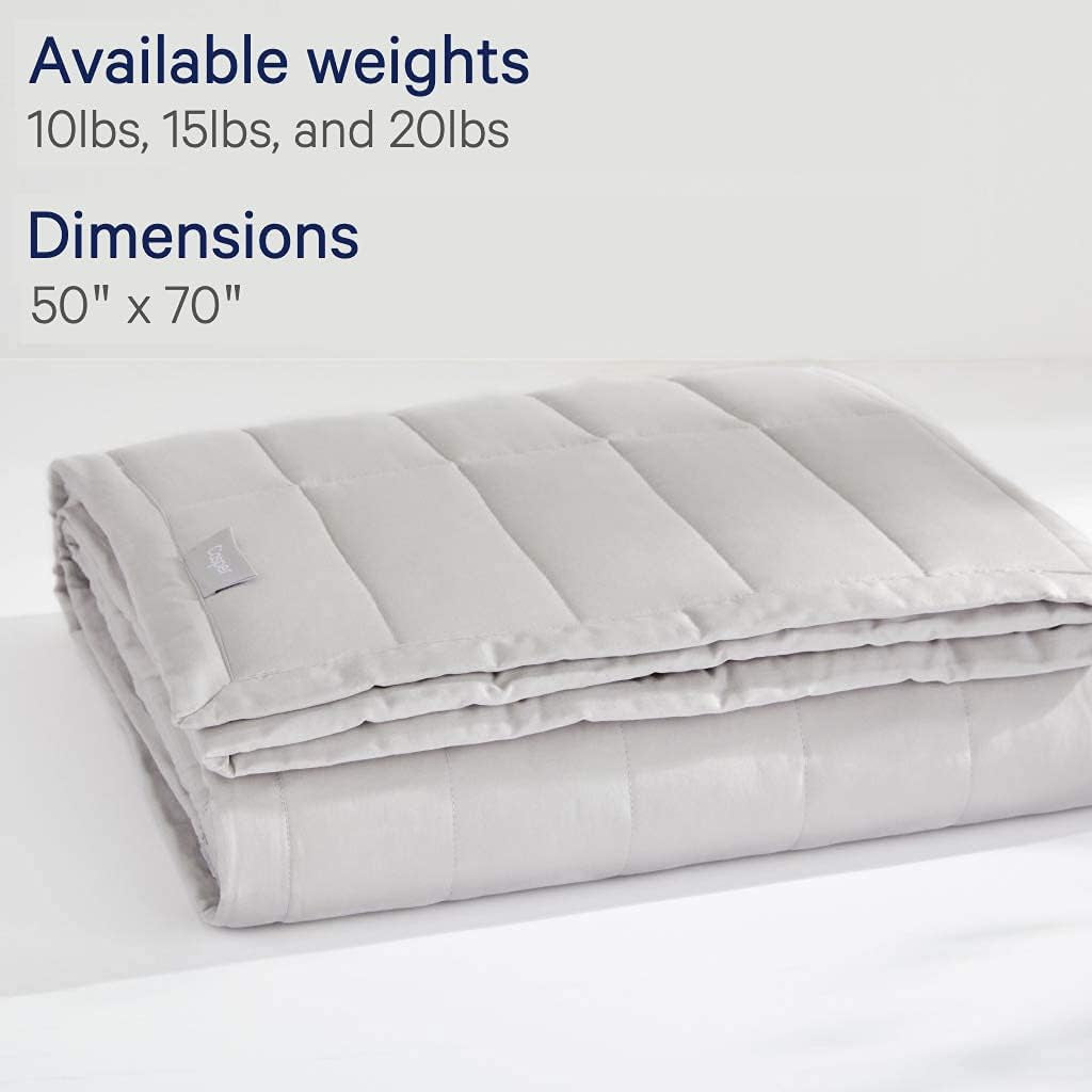 Couverture lestée Casper, 9 kg, gris Couettes et couettes Naty Shop