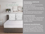 Ensemble d'oreillers Traumnacht Green Basic composé de deux oreillers 80 X 80 Cm, certifiés Oeko-Tex, produits selon la norme de qualité allemande Oreillers standard Naty Shop