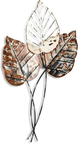 Accessoire mural décoratif en métal fait main, 45 x 85 cm | 100 % métal (1,5 mm) | Design unique marron et noir, parfait pour la décoration intérieure | Fixable au mur Statuettes et sculptures Naty Shop