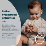Suavinex Pare-mastication pour bébé en silicone de qualité alimentaire avec couvercle, facile à nettoyer, passe au lave-vaisselle et au congélateur, apaise les gencives 6 mois, vert