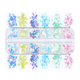 JMEOWIO – paillettes pour ongles, 12 grilles, sirène, accessoires de décoration pour Nail Art, Design des ongles