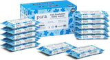 Lingettes jetables écologiques pour peau sensible de bébé, 70 lingettes (1 paquet) 99 % d'eau, 100 % sans plastique, pour peaux sensibles sujettes à l'eczéma, nouveau-né, biodégradables, végétaliennes