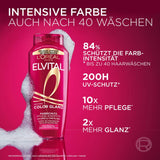L'Oréal Paris Elvital XXL, Shampoing protecteur de couleur pour cheveux colorés, 1 litre Douche et bain L'Oréal