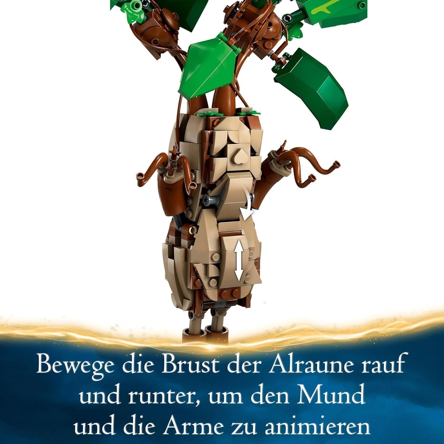 Plante à potion magique LEGO Harry Potter : Mandragore, jouet plante en pot, cadeau magique pour filles, garçons et tous les fans, ensemble de jeu imaginatif pour enfants, décoration de la maison 76433 Jeux de construction Besuche den LEGO-Store