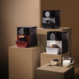 Machine à expresso compacte Cecotec Cremmaet Cube, 1350 W, système de pressage 10 g, système de pré-infusion, 19 bars, système thermobloc, 5 réglages de mouture, panneau de commande tactile