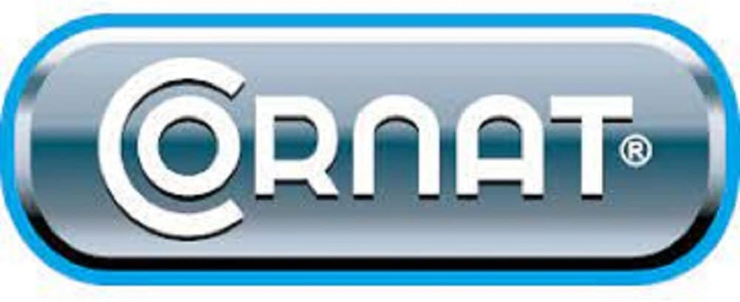 Manomètre à cornes avec port inférieur 1/4" - Noir - Convient aux filtres de lavage à contre-courant avec réducteur de pression - Plastique - Auto-obturant avec joint torique en PTFE / Manomètre / Air comprimé / Manomètre / DMMU14