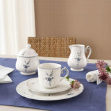 Villeroy & Boch Vieux Luxembourg Tasse à lait, 300 ml, Porcelaine Premium, Blanc/Bleu, 1023410760, Multicolore
