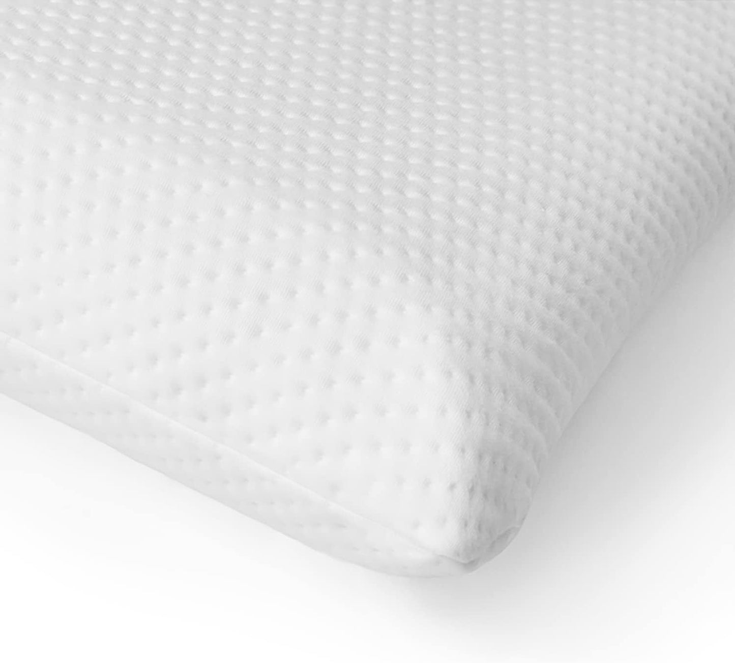 Oreiller ergonomique Mister Sandman 40 x 80, oreiller cervical avec taie d'oreiller à l'aloe vera, oreiller visco parfait pour les dormeurs sur le ventre, sur le dos et sur le côté, oreiller en mousse à mémoire de forme, oreillers orthopédiques cervicaux Naty Shop Housse de confort