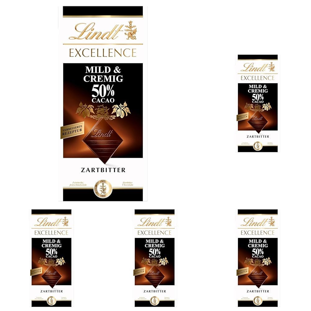 Chocolat Lindt | Barre EXCELLENCE 85% Cacao | 100g | Chocolat Extra Noir | Vegan Chocolate Bar