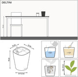 LECHUZA DELTINI blanc brillant 14900